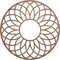 Ekena Millwork Cannes Wood Fretwork Pierced Ceiling Medallion, Walnut, 20"OD x 6 7/8"ID x 1/4"T CMWP20X20X0250CNWA - alternate 1